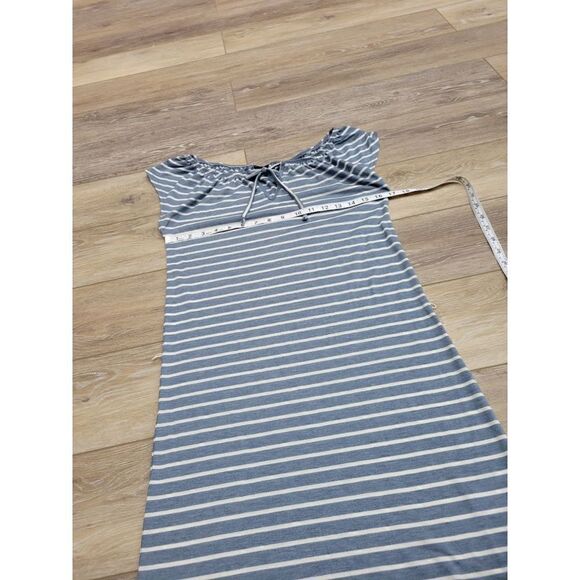 Lascana dress or beach coverup, blue and white striped size 2 in great condition - Picture 4 of 11